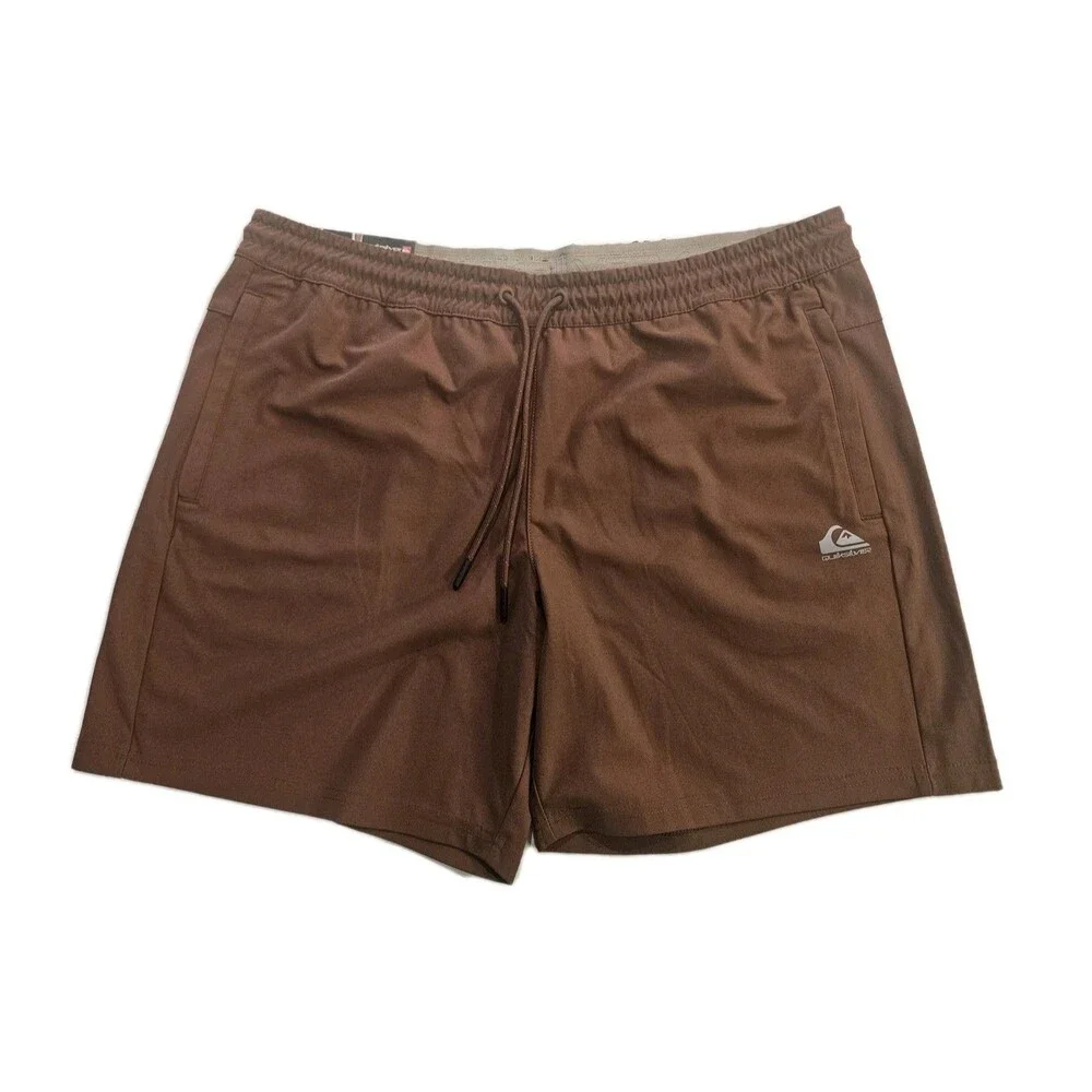 QuicksilverMen's‎ Shorts /Size XL/ Brown / 4-Way Stretch & Moisture Wicking /New